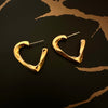 Twisted Triangle Hoop Earrings - Earrings - ONNNIII