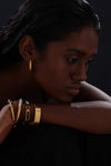 Erosion Textured Chunky Hoops - Earrings - ONNNIII