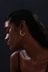 Erosion Textured Chunky Hoops - Earrings - ONNNIII