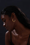 Erosion Textured Chunky Hoops - Earrings - ONNNIII