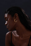 Erosion Textured Chunky Hoops - Earrings - ONNNIII