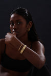 Erosion Textured Chunky Hoops - Earrings - ONNNIII