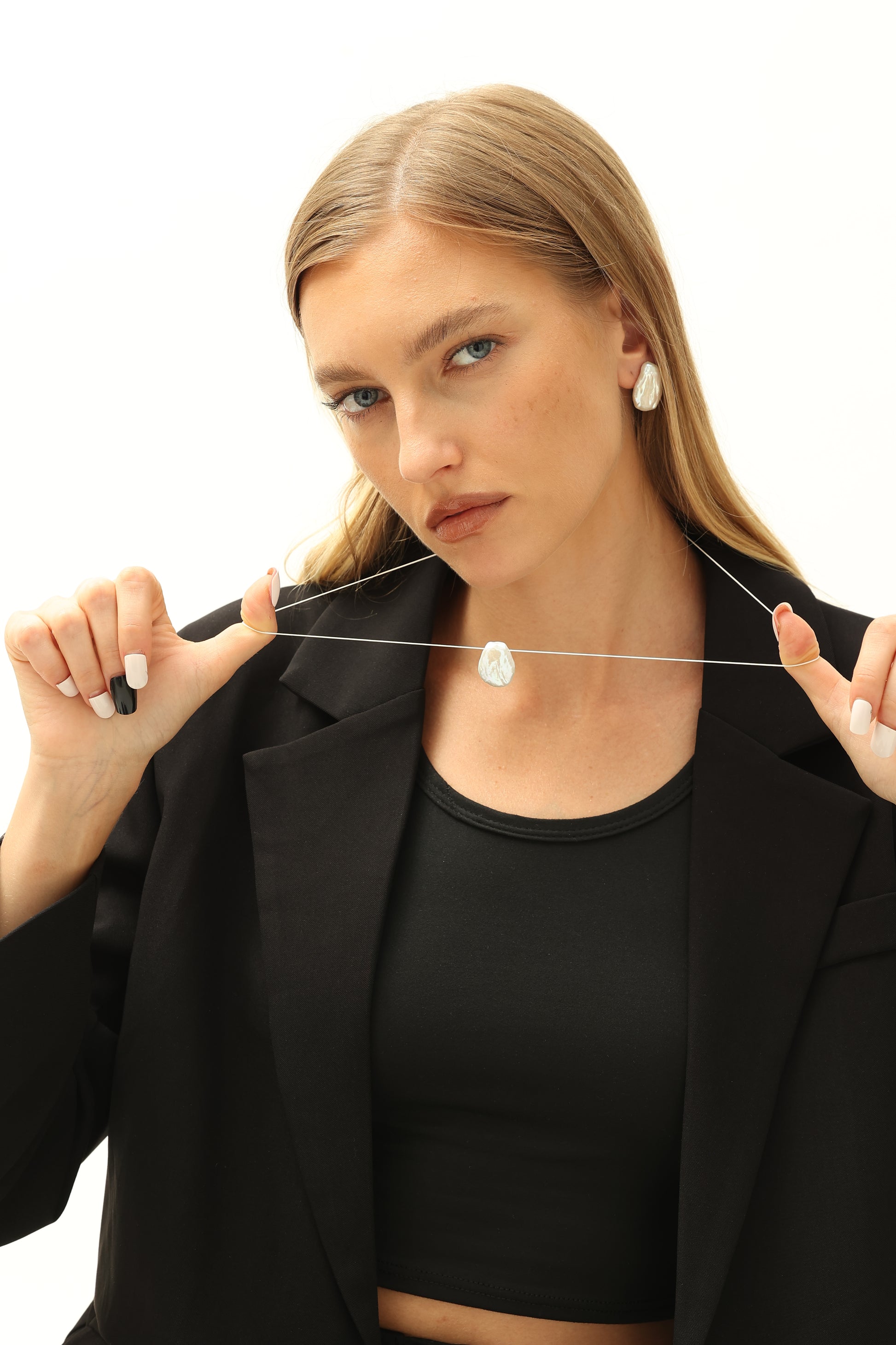 MARIS NECKLACE | WHITE - Default Title - Necklace - ONNNIII