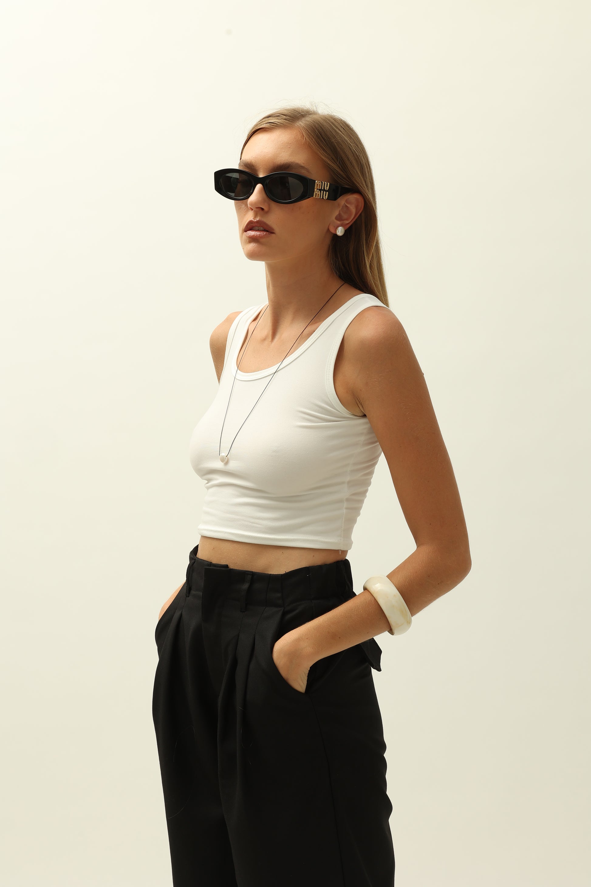 LUNA NECKLACE | BLACK - Default Title - Necklace - ONNNIII