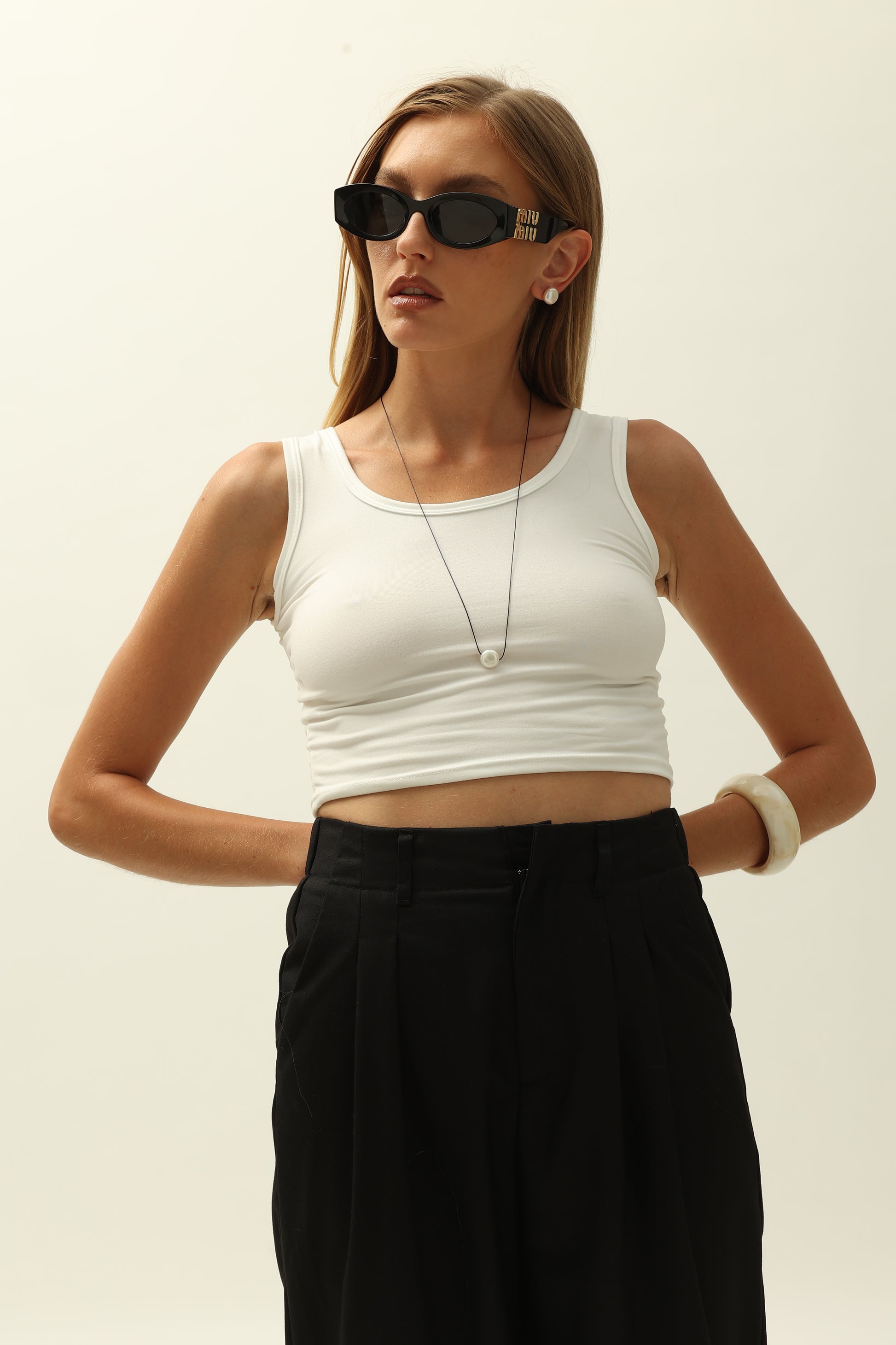 LUNA NECKLACE | BLACK - Default Title - Necklace - ONNNIII