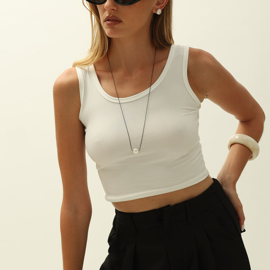 LUNA NECKLACE | BLACK - Default Title - Necklace - ONNNIII