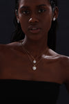 Halo Round Cut CZ Pendant Necklace - Necklace - ONNNIII