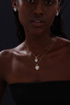 Halo Round Cut CZ Pendant Necklace - Necklace - ONNNIII