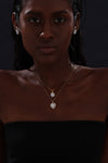Halo Round Cut CZ Pendant Necklace - Necklace - ONNNIII