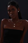 Halo Round Cut CZ Pendant Necklace - Necklace - ONNNIII