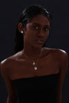 Halo Round Cut CZ Pendant Necklace - Necklace - ONNNIII