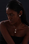 Halo Round Cut CZ Pendant Necklace - Necklace - ONNNIII