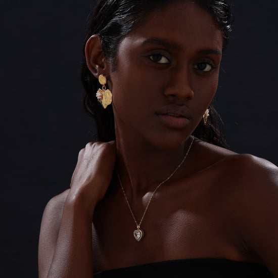 Heart Drop Earrings - Earrings - ONNNIII