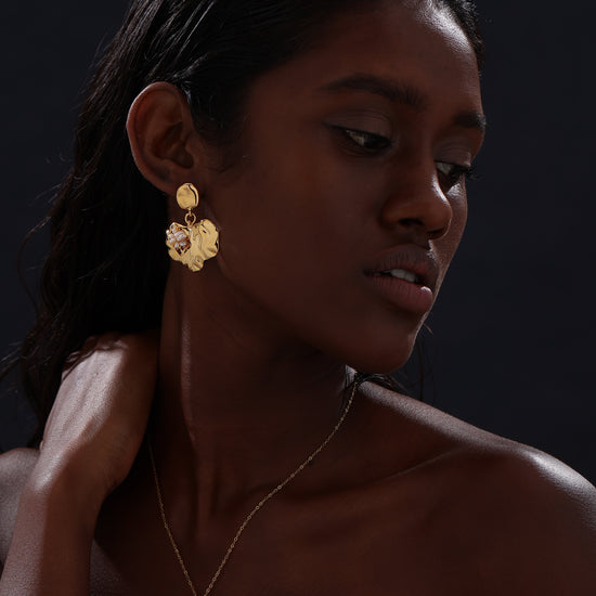 Heart Drop Earrings - Earrings - ONNNIII