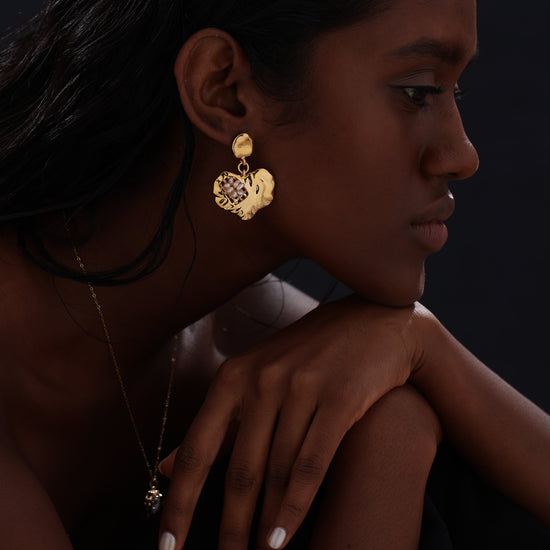 Heart Drop Earrings - Earrings - ONNNIII