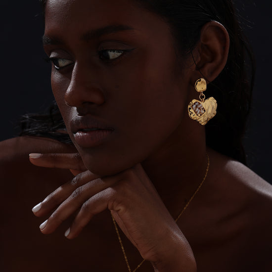 Heart Drop Earrings - Earrings - ONNNIII
