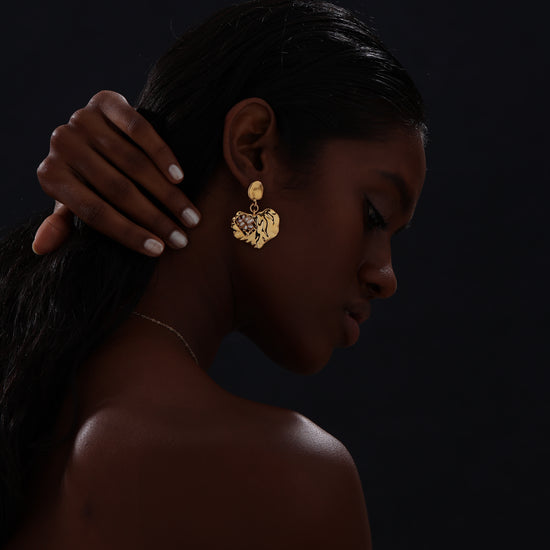 Heart Drop Earrings - Earrings - ONNNIII