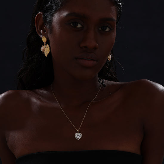 Heart Drop Earrings - Earrings - ONNNIII