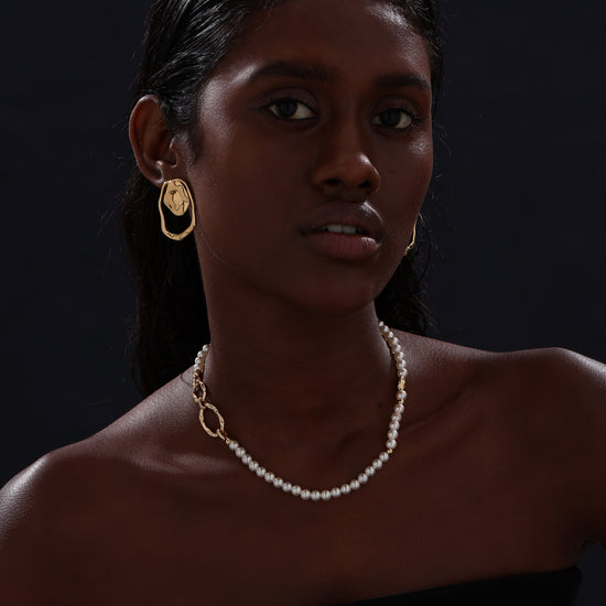 Pearl Beaded Necklace - Necklace - ONNNIII