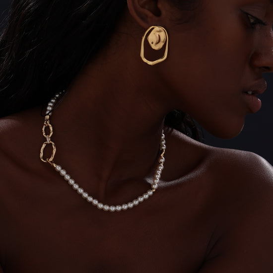 Pearl Beaded Necklace - Necklace - ONNNIII
