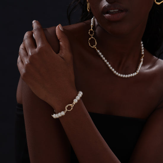 Pearl Beaded Necklace - Necklace - ONNNIII