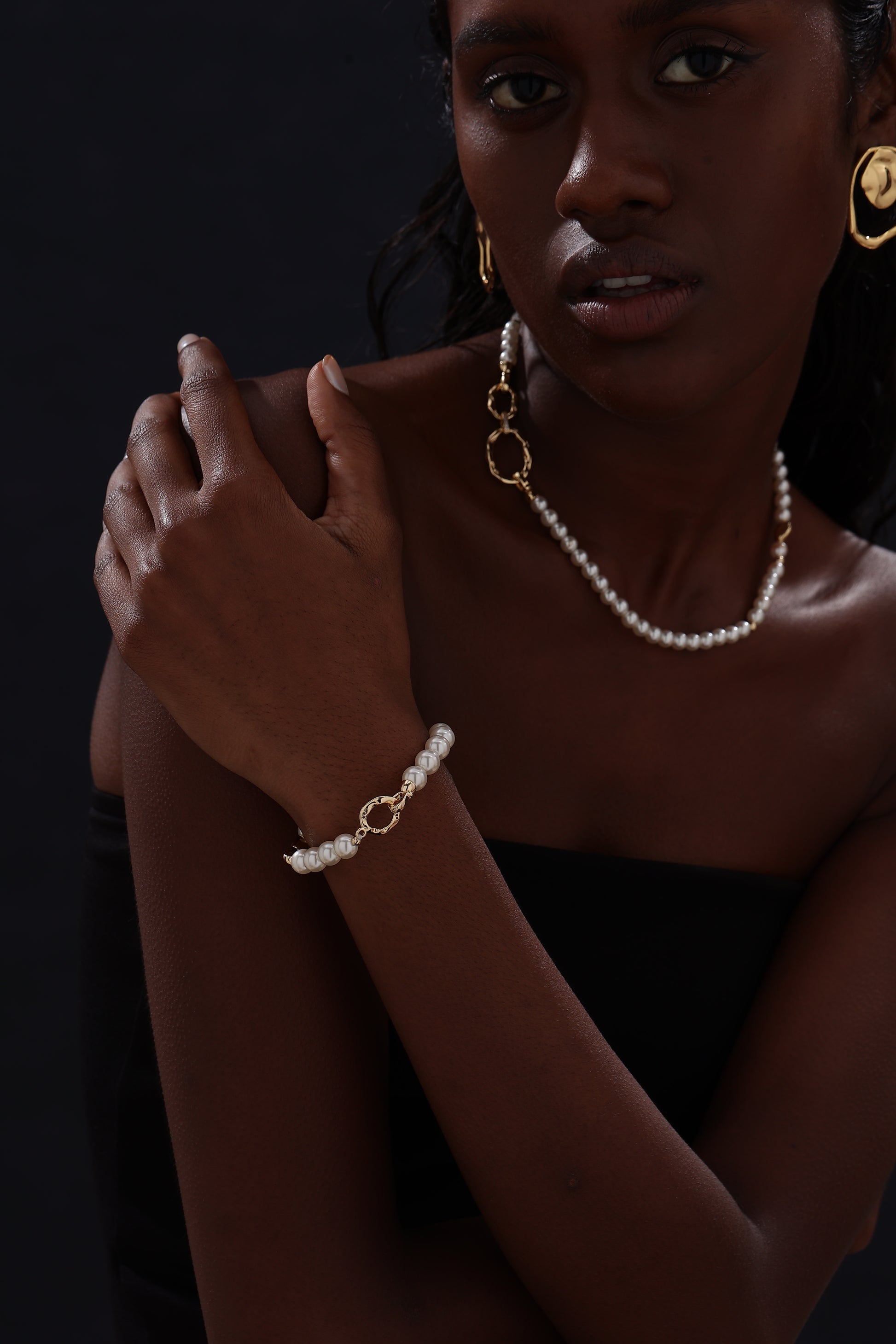 Pearl Beaded Necklace - Necklace - ONNNIII