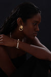 Wave Textured Stud Earrings - Earrings - ONNNIII