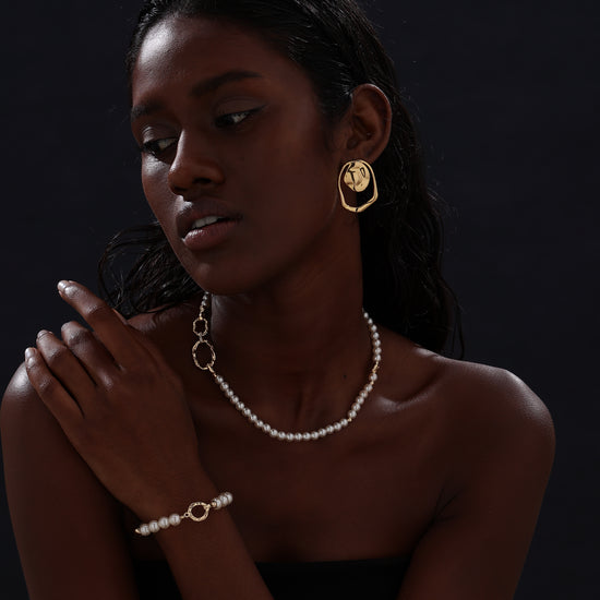 Pearl Beaded Necklace - Necklace - ONNNIII