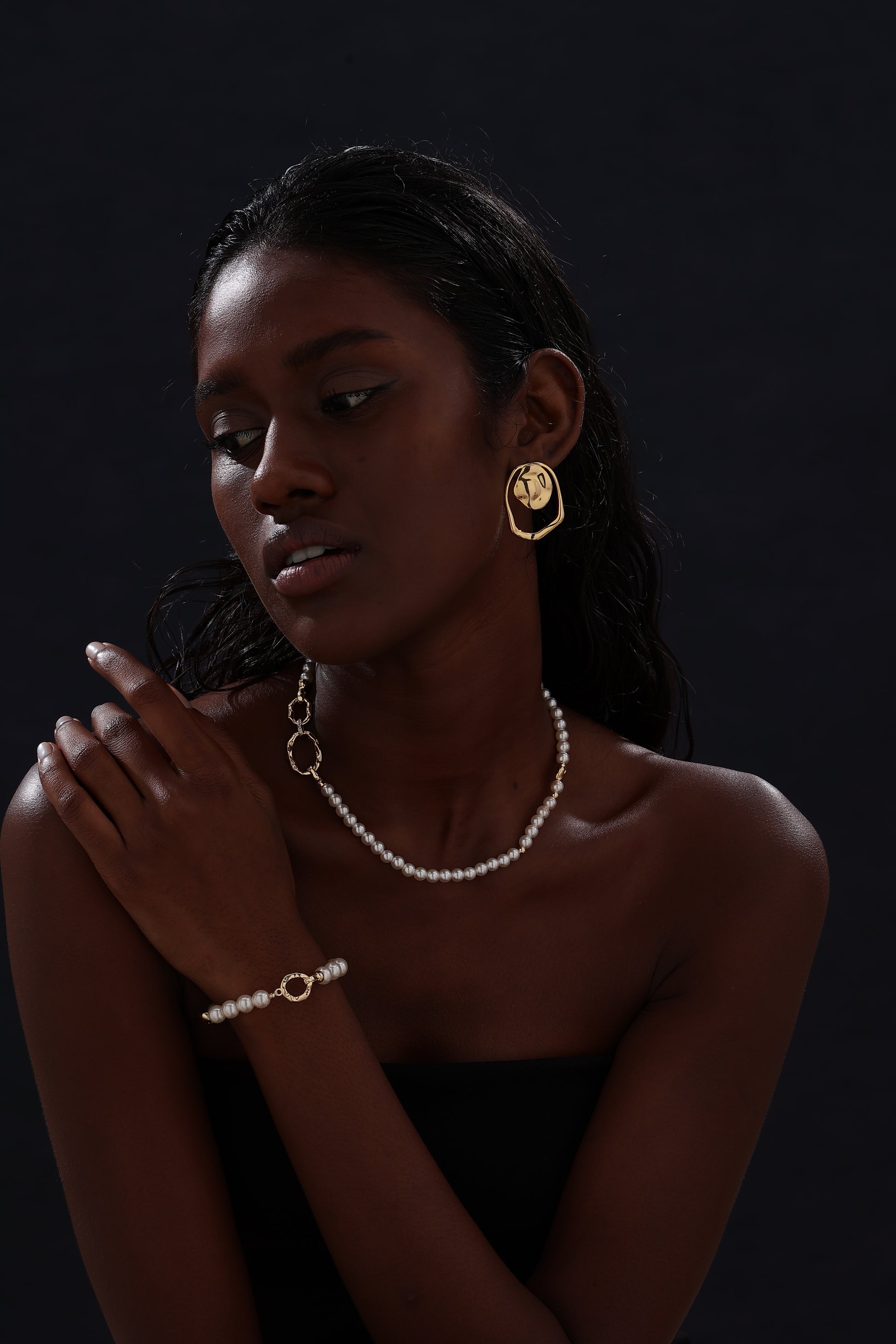 Pearl Beaded Necklace - Necklace - ONNNIII