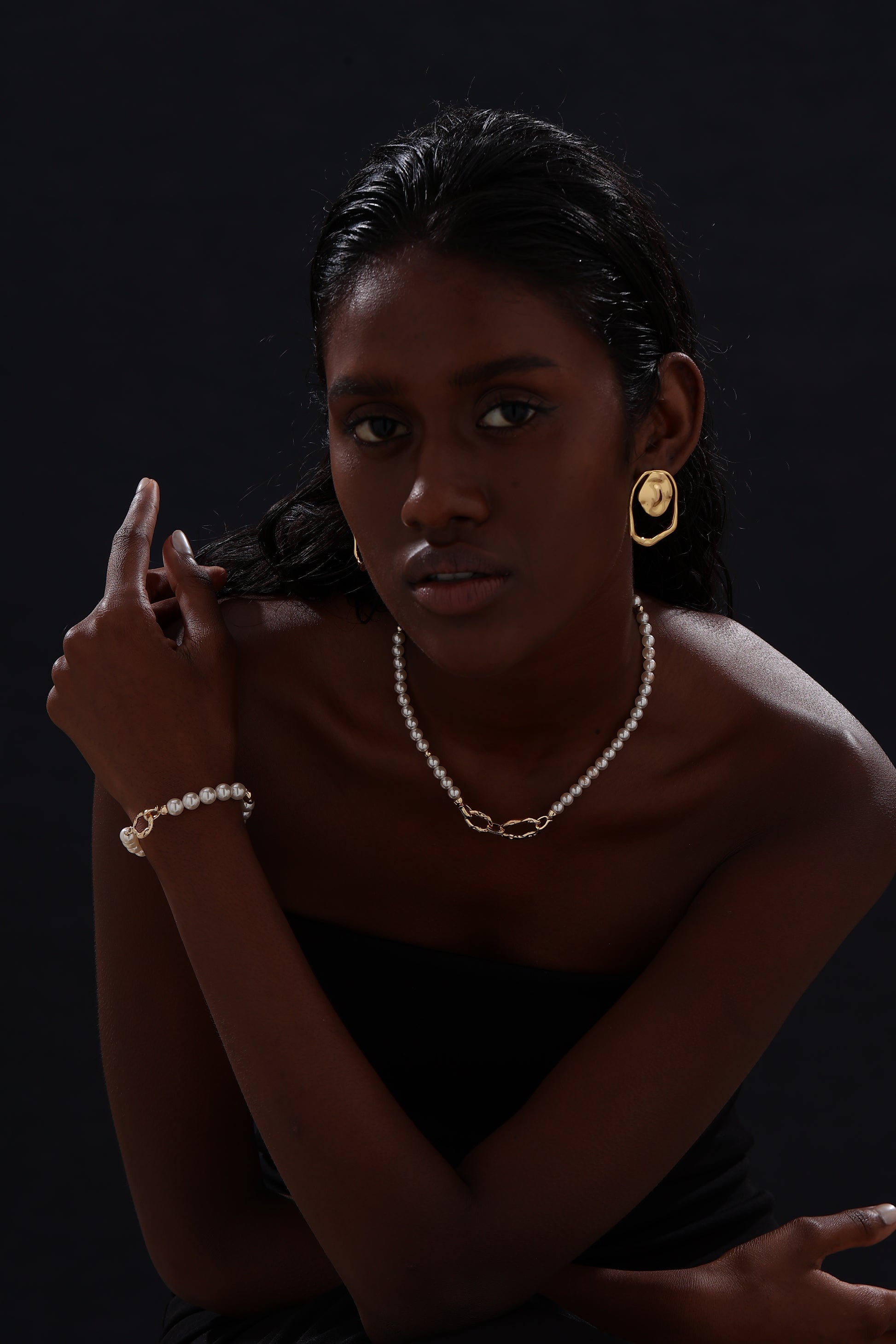 Pearl Beaded Necklace - Necklace - ONNNIII