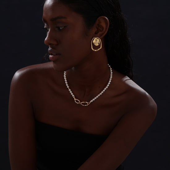 Pearl Beaded Necklace - Necklace - ONNNIII