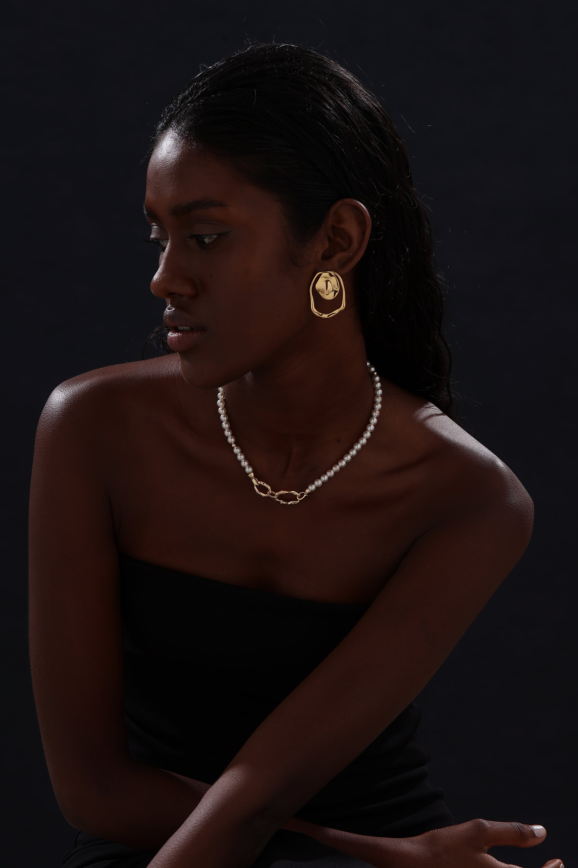 Pearl Beaded Necklace - Necklace - ONNNIII