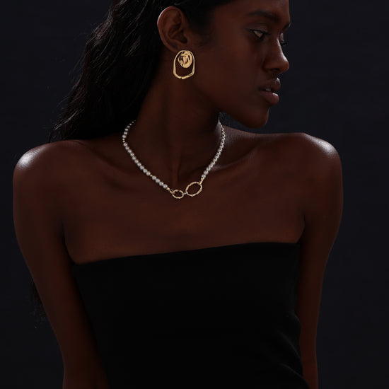 Pearl Beaded Necklace - Necklace - ONNNIII