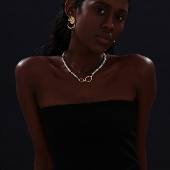 Pearl Beaded Necklace - Necklace - ONNNIII