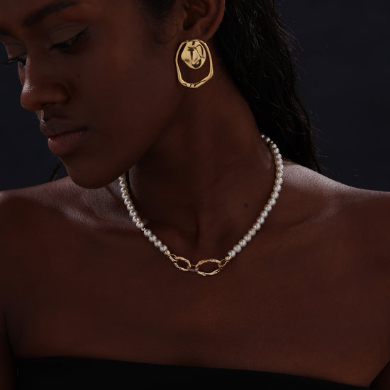Pearl Beaded Necklace - Necklace - ONNNIII