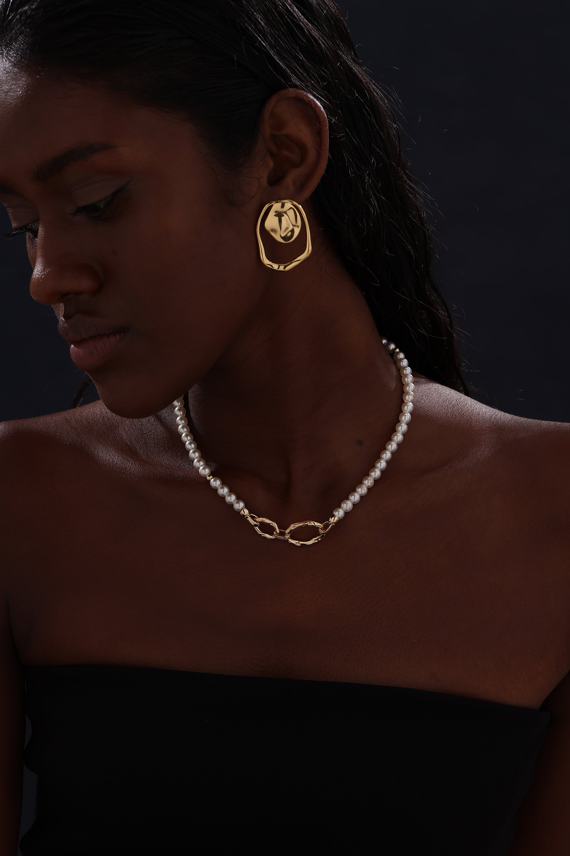 Pearl Beaded Necklace - Necklace - ONNNIII