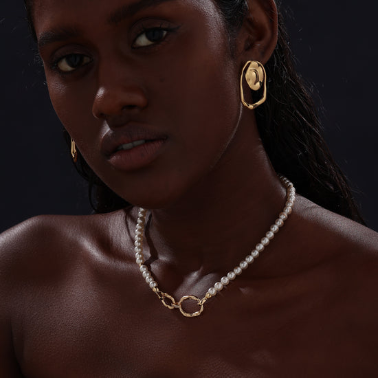 Pearl Beaded Necklace - Necklace - ONNNIII