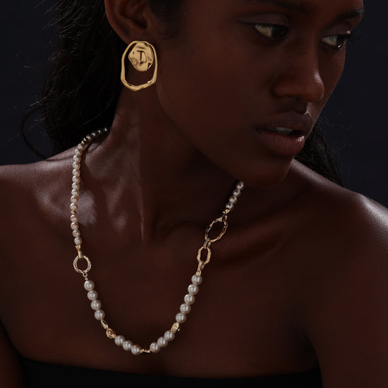 Pearl Beaded Long Necklace - Necklace - ONNNIII