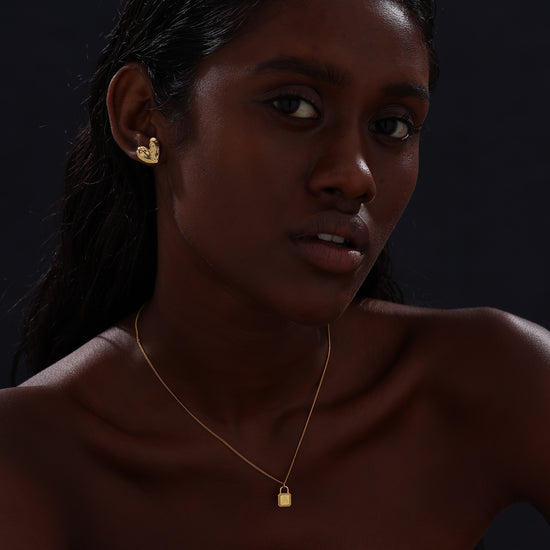 Letter Lock Pendant Necklace - Necklace - ONNNIII