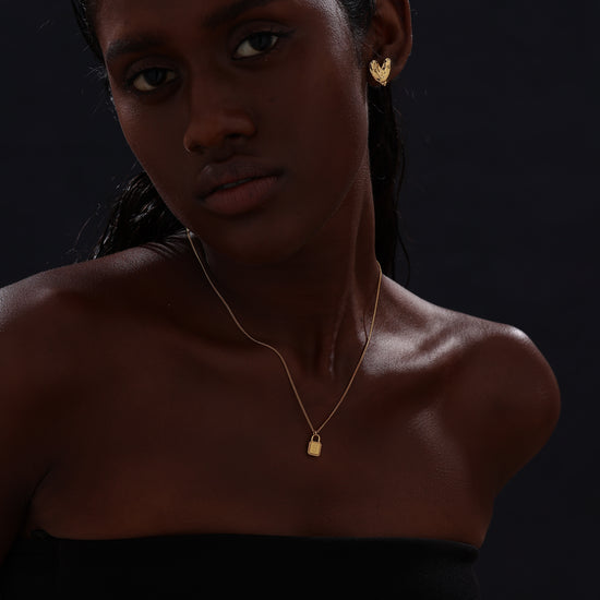 Letter Lock Pendant Necklace - Necklace - ONNNIII