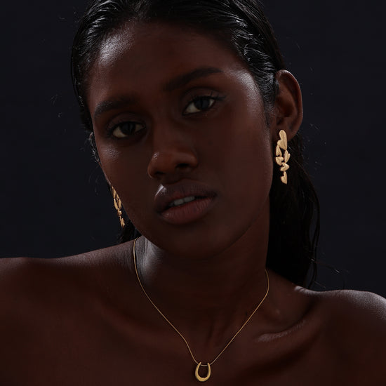 Hearts Drop Earrings - Earrings - ONNNIII