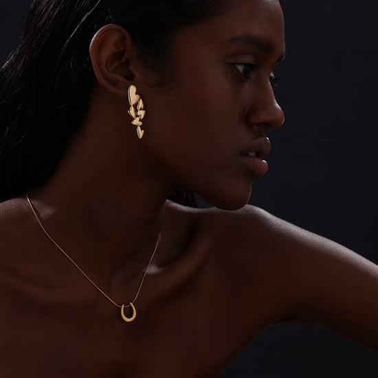 Hearts Drop Earrings - Earrings - ONNNIII