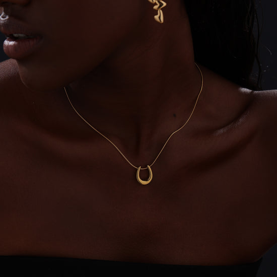 U Pendant Necklace - Necklace - ONNNIII