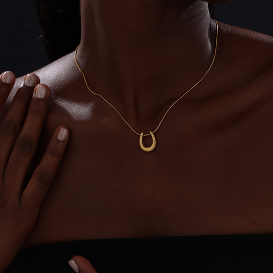 U Pendant Necklace - Necklace - ONNNIII