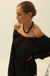 Beaded Necklace｜Black