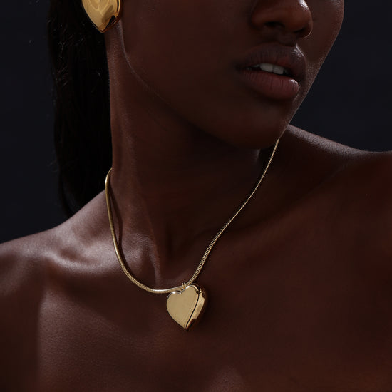 Bold Heart Pendant Necklace - Necklace - ONNNIII