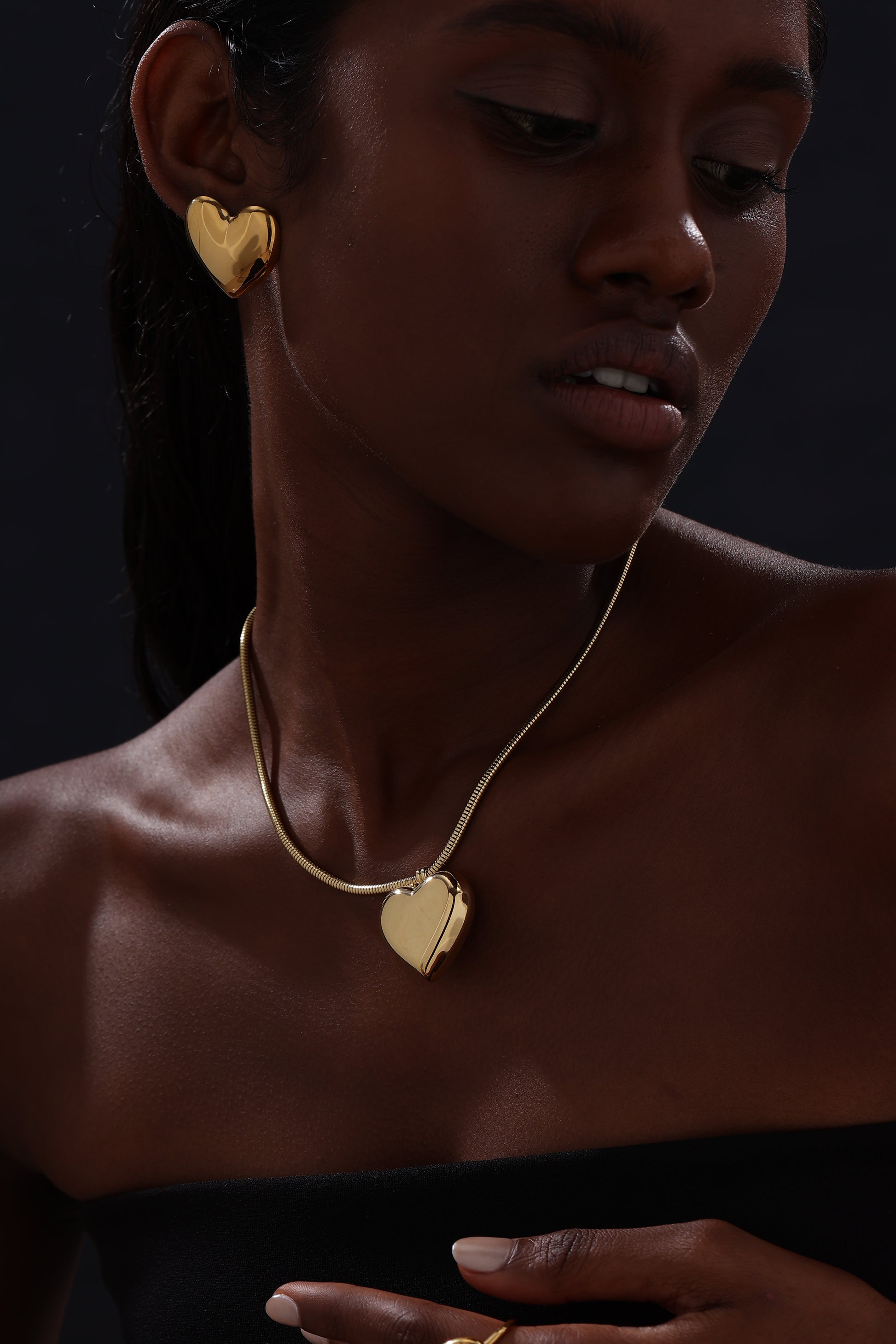 Bold Heart Pendant Necklace - Necklace - ONNNIII