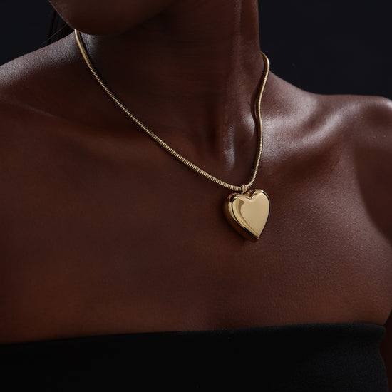 Bold Heart Pendant Necklace - Necklace - ONNNIII