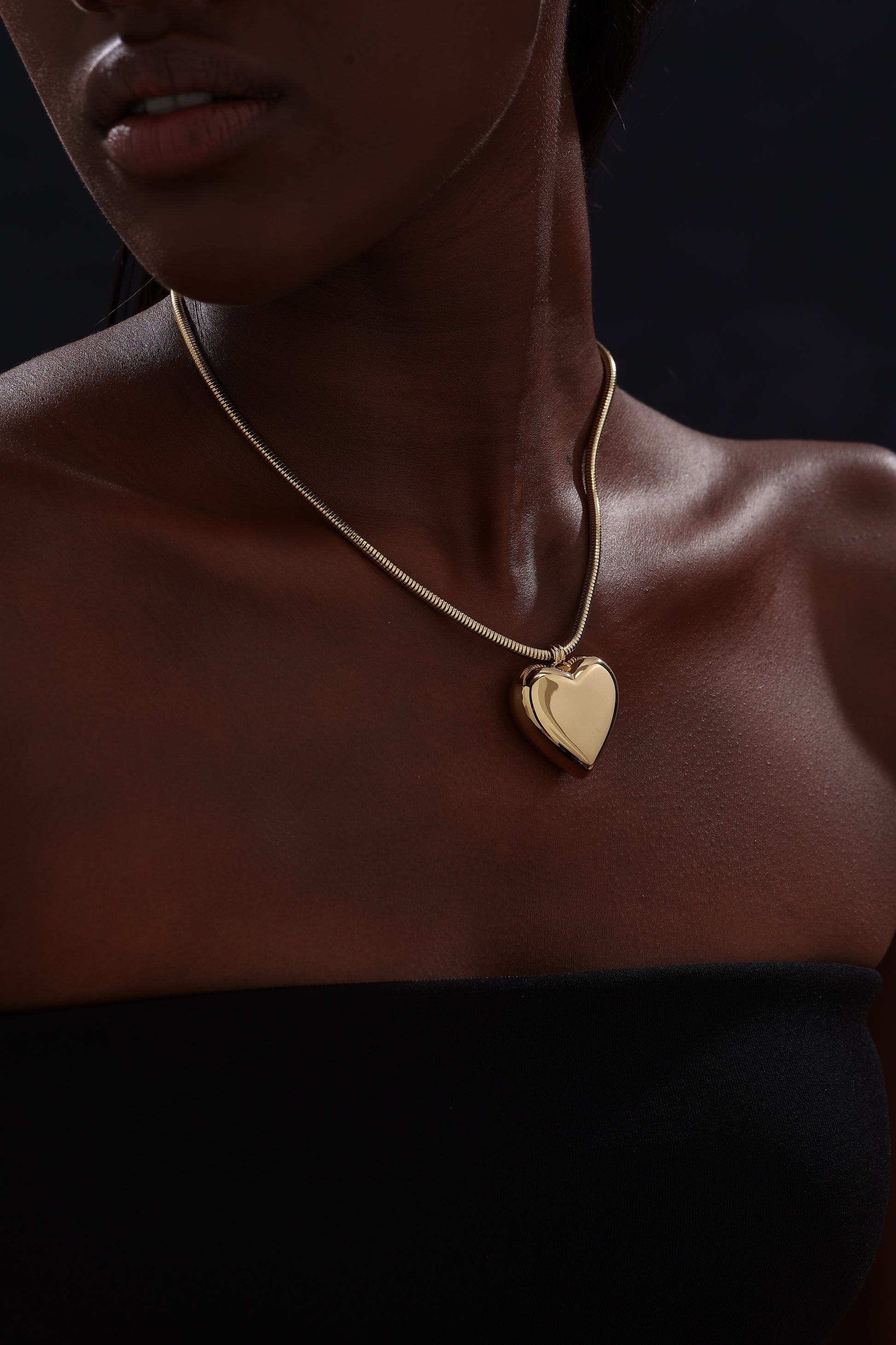 Bold Heart Pendant Necklace - Necklace - ONNNIII