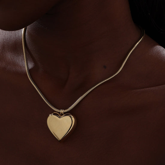 Bold Heart Pendant Necklace - Necklace - ONNNIII